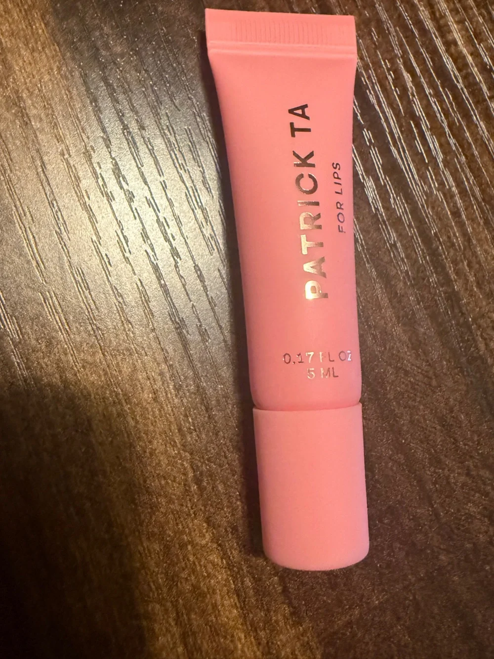 ❤️3/$25 Patrick Ta Major Moisture Smoothing Lip Balm - Pink Salted Caramel